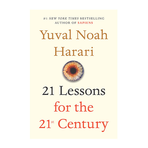 Book cover for 21 lessons for 21 century by Yuval Noah Harari