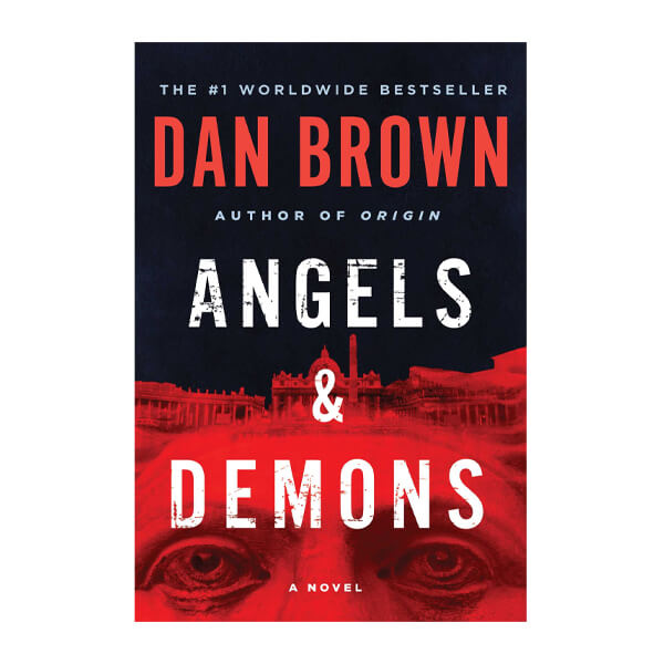 Book cover for Angels and demons by Dan Brown