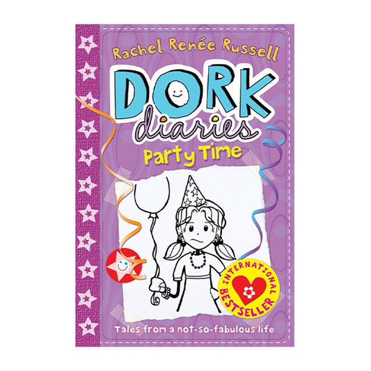 Book cover for Dork Diaries: Party Time by Rachel Renee Russell