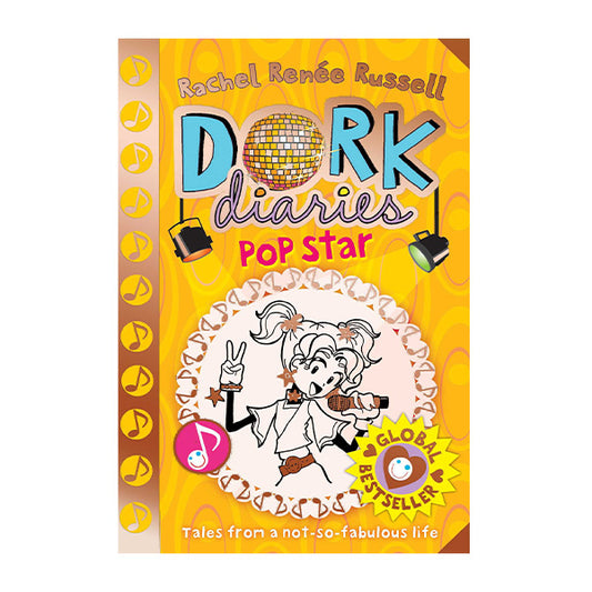 Book cover for Dork Diaries: Pop Star by Rachel Renee Russell