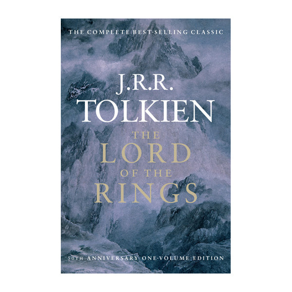 Book cover for Lord of the rings by J.R.R. Tolkien