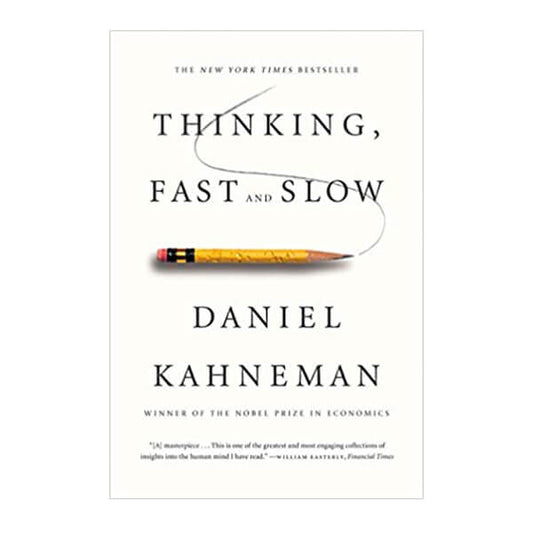 Book cover for Thinking, Fast and Slow by Daniel Kahneman