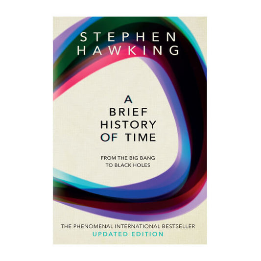 Book cover for A brief history of time by Stephen Hawking