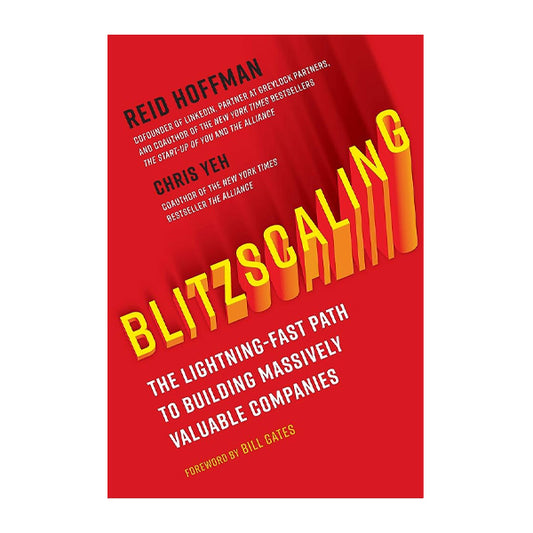 Book cover for Blitzscaling by Reid Hoffman