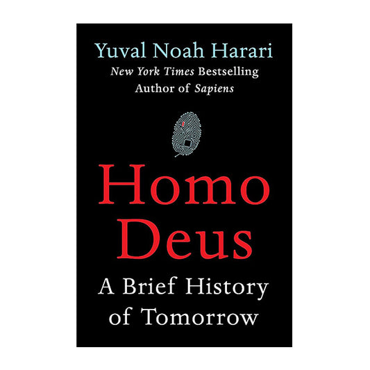 Book cover for Homo Deus by Yuval Noah Harari