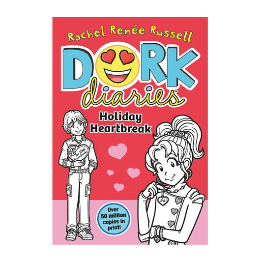 Book cover for Dork Diaries: Holiday Heartbreak by Rachel Renee Russell
