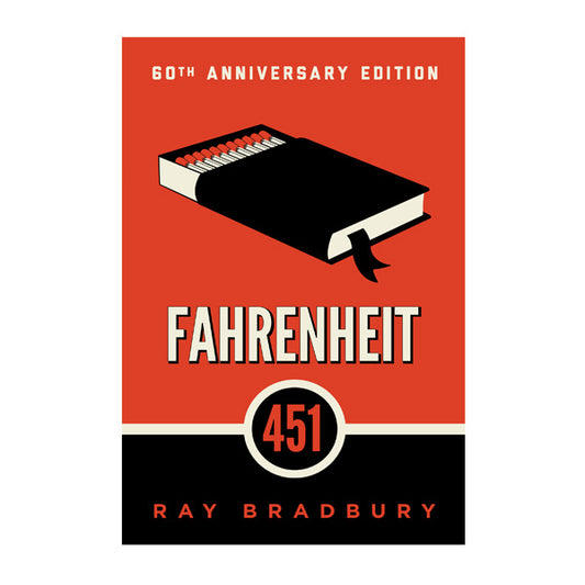 Book cover for Fahrenheit 451 by Ray Bradbury