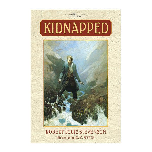 Book cover for Kidnapped by Robert Louis Stevenson