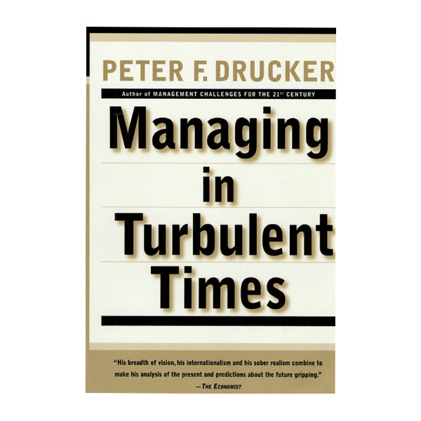 Book cover for Managing in turbulent times by Peter F. Drucker