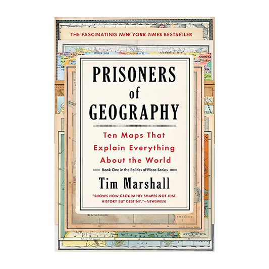 Book cover for Prisoners of geography by Tim Marshall