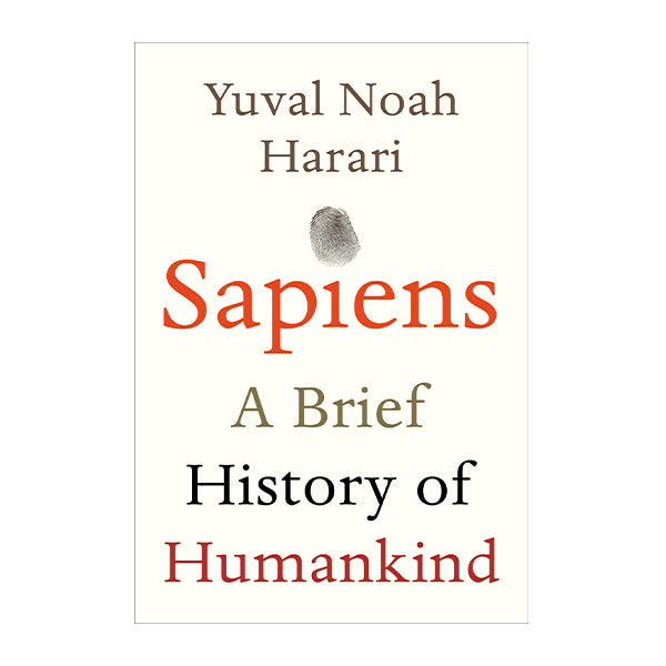Book cover for Sapiens: A Brief History of Humankind by Yuval Noah Harari