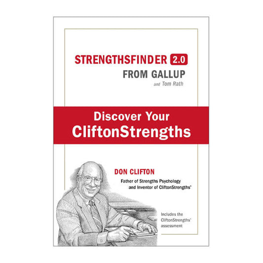 Book cover for StrengthsFinder 2.0 by Tom Rath