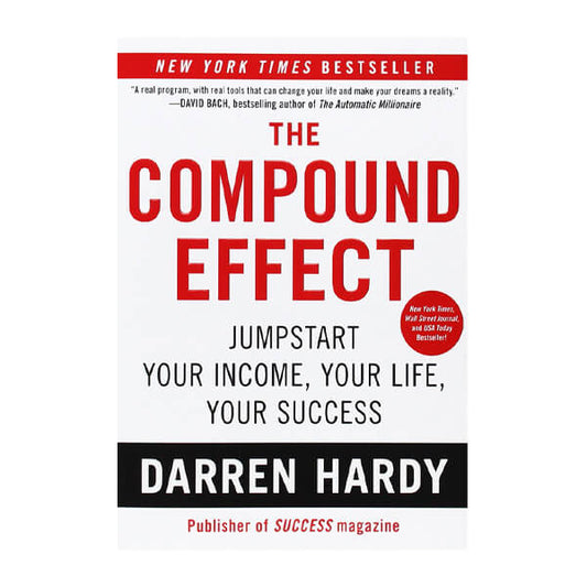 Book cover for The compound effect by Darren Hardy