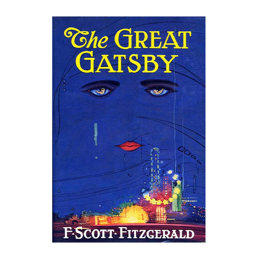 Book cover for The great gatsby by F. Scott Fitzgerald