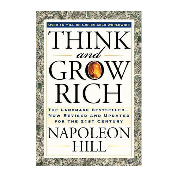 Book cover for Think and grow rich by Napoleon Hill
