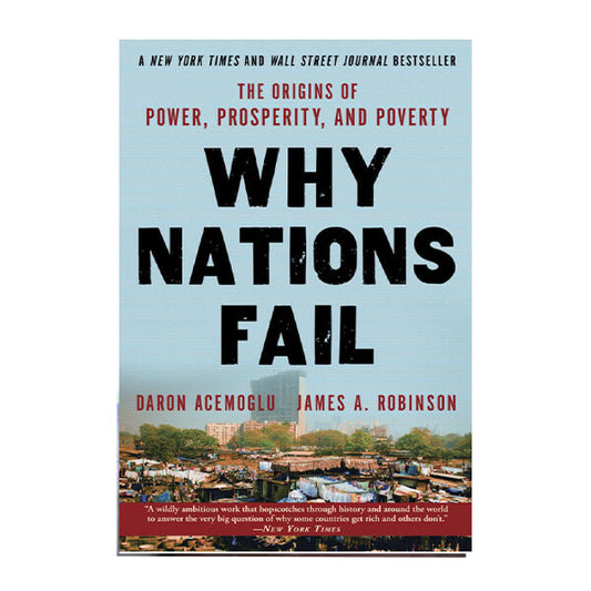 Book cover for Why nations fail by Daron Acemoglu