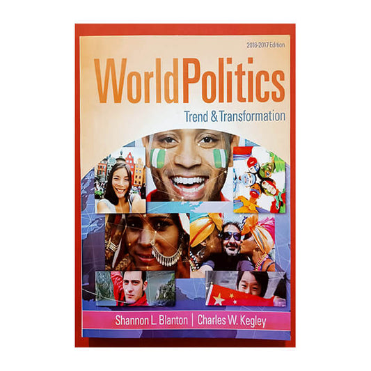 Book cover for Worlds politics trends and transformation by Charles W. Kegley